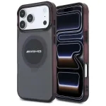 Mercedes Case AMG IML Transparent Bicolor Block MagSafe for iPhone 18 Pro Max / 17 Pro Max black/burgundy