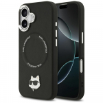 KARL LAGERFELD kaitsembrise IPHONE 17 jaoks, hildub MagSafe'iga KLHMP17SPSMLRCHK (PU Choupette Pin), must