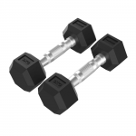Tunturi Hantlid Platinum Hex Rubber Dumbbell, 2x 3 kg