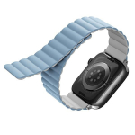 uniq Revix Rihm Apple Watch Series 1/2/3/4/5/6/7/8/SE/SE2 38/40/41mm pratav magnetiline valge-sinine