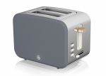SWAN ST14610GRYN Nordic Toaster 900W, Gray