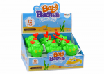 LEAN Toys Wind-up Floating Green Frog Bath Toy
