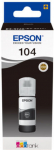 EPSON 104 EcoTanki tindipudelit, must (C13T00P140)