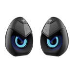 Aula N-69 Stiilne Kompaktne PC / Slearvuti 2.0 10W Stereo Klarid 3.5mm + USB RGB + Pult Must