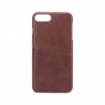 ONSALA Mobile Cover Brown with Cardpocket iPhone 6/7/8 PLUS