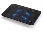 Conceptronic 4-USB 2.0 laptop cooling pad 25kg 15.6" sw