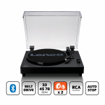 LENCO LS-60BK vinlsoitin sisendkaiuttimetega, must (A006100)