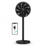 Duux Fan | Whisper Flex 2 | Stand Fan | 2-21.5 W | Diameter 34 cm | Number of speeds 30 | Oscillation | Remote control | Black