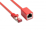 Alcasa 8063VR-030R vrgukaabel Punane 3 m Cat6 S/FTP (S-STP)