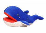 LEAN Toys Plush Mascot Blue Whale Puppet 30 cm