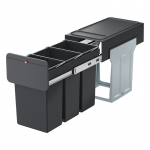EcoLine Design trio L | 3X10L | black