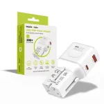 MOBILE ORIGIN 35W reisiamadapter, EU/US/UK/AU PW25, valge