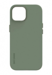 Decoded AntiMicrobial silikoonist tagakustav MagSafe, Salvia roheline, Apple iPhone 15 Plusile