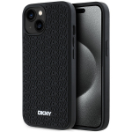 DKNY DKHCP15M3DRPWK iPhone 15 Plus 6.7" tarna/must kvakaaneline 3D kummist kordusmustriga korpus