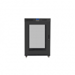 Lanberg | Rack cabinet 19" free-standing 22U/800x1000 (flat pack) with mesh door | FF01-8022-23BL | Black