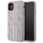 Guess GUHMN61P4RPSP iPhone 11 | Xr rzzy|pink hardcase 4G Printed Stripes MagSafe