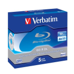 Verbatim 43748 thi Blu-Ray kettad BD-R 50 GB, 5 tk