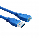 RoGer USB-A pikenduskaabel 5Gbps / 3m / sinine