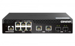 QNAP QSW-M2106R-2S2T vrgulliti Managed L2 10G Ethernet (100/1000/10000) 1U must