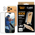 PanzerGlass CARE kaitsekomplekt Feature Kick 3in1 Etui+Klaas+Objektiiv iPhone 17 Pro Max jaoks