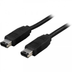 Intos InLine FireWire kaabel 6-kontaktilisest 6-kontaktilisse, 2 m, must (FW-2)