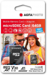 Agfaphoto SDXC 64GB UHS-1 Class 10+Adapter