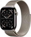 APPLE Sarja 11 / 46mm / Natuuri Titaan / Natuuri Milanese M/L
