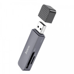 SD / TF Hoco USB A 3.0 HB45 metal kollane kaartlugeja