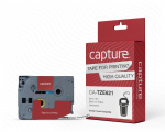 Capture 9mm x 8m Black on Yellow Tape