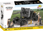 Cobi Klocki 8,8 cm Flak ehitusklotsidega koos haagisega (360 detaili)
