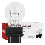 Amio Halogeenlamp P27/7W 12V 27/7W W2.5X16q 10 tk. -04513