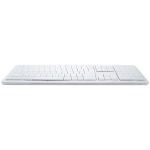 CLEVETURA CLVX 1 Wireless Keyboard for Mac Touch On Keys AND Gestures AI | Interactive RGB | Bluetooth AND USB-C | Low Profile Silent Scissor Keys | Aluminum Body | Compatible with Mac/iPad/AppleTV/PC/iPhone
