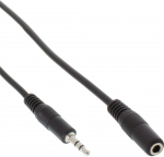 Intos 3,5 mm isase - 3,5 mm emase -audio pikenduskaabel, 2 m (MM-160)