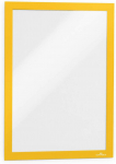 Durable Duraframe - iseliimuv A4 infokarne, 2 tk, kollane raam (487204)