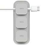 uniq Pod Mag magnetiline kaablikorraldaja + alus hall/kreidehall