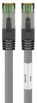 Goobay RJ45 (CAT 6A, 500 MHz) patch-juhe koos CAT 8.1 S/FTPi thikabliga, halli, 7,5 m