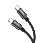 iKaku KSC-970 PD60W nutlaadimise ja andmekabel Type-C Type-C, 1m, must