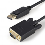 StarTech.com 3ft (1m) DisplayPort VGA kabel - Aktiivne DisplayPort VGA adapterkabel - 1080p video - DP VGA monitorkabel - DP 1.2 VGA konverter - Latching DP hendaja