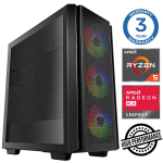 INTOP Ryzen 5 5500, 32 GB, 1TB SSD M.2 NVME, RX580 8GB, ilma operatsioonissteemita