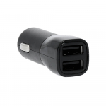 GEAR Charger 12/24V 2xUSB-A 3,4A Black