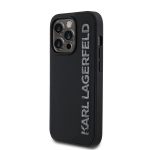 Karl Lagerfeld 3D-kummituslikud sdelevad logo-mbrised iPhone'i 13 Pro jaoks / Must