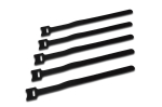 Mercodan Velcro-ribasrmus 150x13mm, 100 tk, isekihnutus klipsiga, must