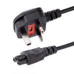 StarTech.com 6 jala (2 m) UK slearvuti toitejuhe, BS 1363 kuni C5 (neliklaline), 2,5 A 250 V, 18 AWG, UK slearvuti asendusjuhe, printeri toitejuhe, slearvuti laadimisjuhe, slearvuti toiteadapteri juhe