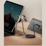 Energea Flow Duo Watch 2-in-1 kaabel USB-C USB-C + Apple Watch laadija 480Mb/s 60W 1,5m oran