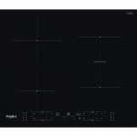 Whirlpool WB B8360 NE Black Built-in 59 cm Zone induction hob 4 zone(s)