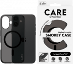 PanzerGlass CARE lipulaev Smokey iPhone 16 schwarz