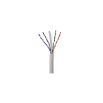 NORTH Networkcable Cat6A UTP White 15m no RJ45 Solid 10Gb/s 500MHz 26awg CM