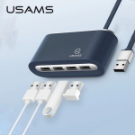 USAMS Adapter HUB 4xUSB 2.0 sinine/blue SJ238FX02 (US-SJ238)