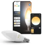 Philips Hue LED-knlavalgus, B39, E14, reguleeritav valge, 1 tk (929004295601)