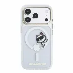 Karl Lagerfeld IML Choupette Peekaboo iPhone 18 Pro lbipaistva korpus MagSafe toetusega